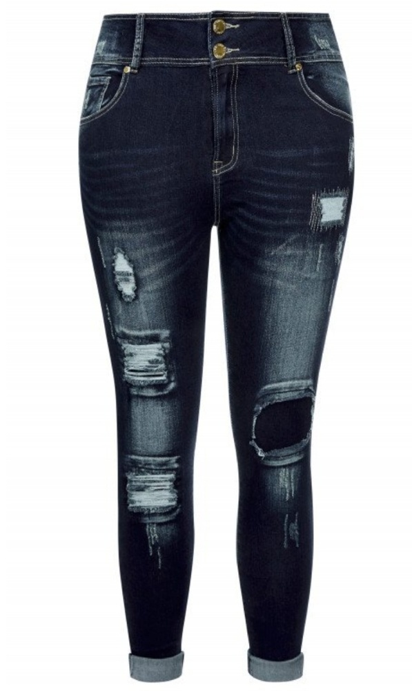 COPY - Patched Apple skinny Jean from City Chic